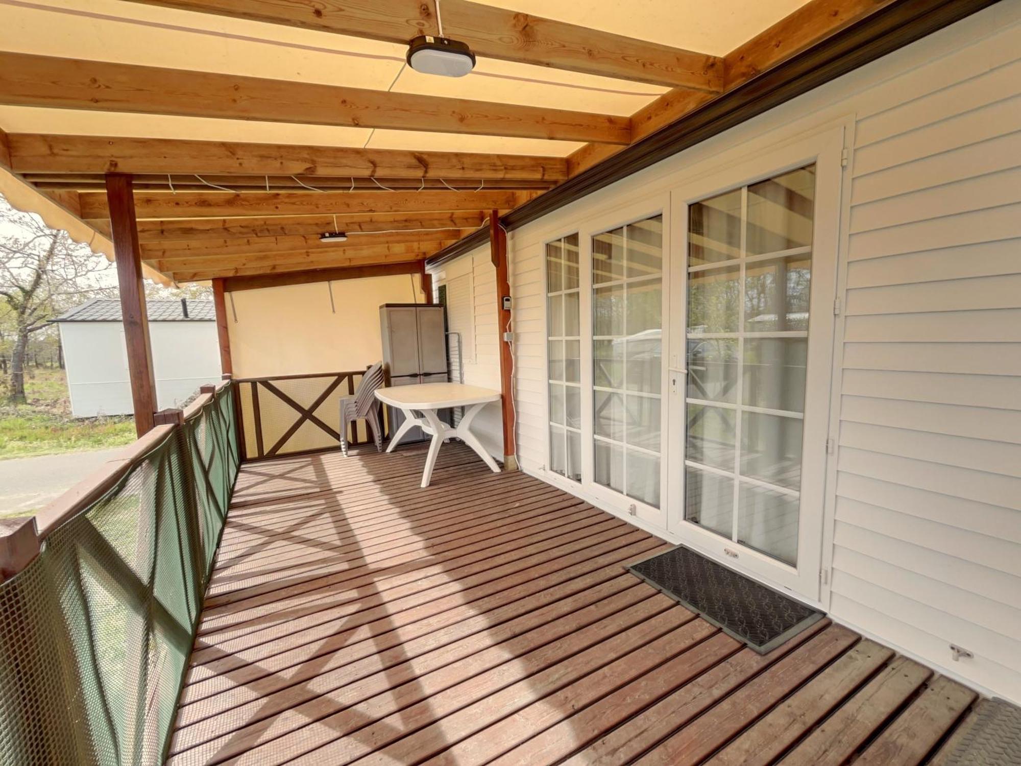 Mobilhome Cocooning Mimizan-Plage Buitenkant foto
